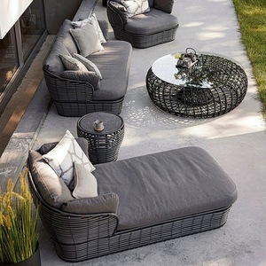 Tumbona para Exteriores, Muebles de Jardín, Sillas de Ratán PE, Tumbona de Playa, Tumbona Impermeable para Jardín - Product Image 2