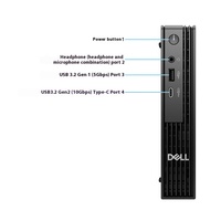 Emballage d'origine Ordinateur commercial Dells Pro Micro QCM1250 MT Ordinateur de bureau avec I3 14e I3-14100 8G RAM 512G SSD