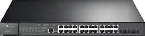 TP JetStream 32-Port 12 Gigabit and 4-Port 10GE SFP+ L2+ Managed <b>Switch</b> with 24-Port PoE+ (TL-SG3428XMP) - Product Image 4