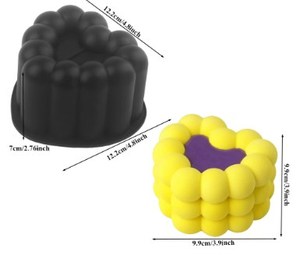 New Hình Dạng Ngôi Sao <span class=keywords><strong>3D</strong></span> Silicone Mousse Bánh Khuôn Cho Bánh Sinh Nhật Sô Cô La Khuôn Trang Trí Nguồn Cung Cấp Pastry Baking Khuôn Bánh - Product Image 4