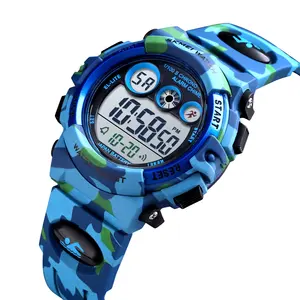 children gift digital wristwatches colorful led lights kids waterproof sport watch skmei 1547