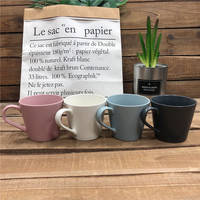 Tasse à café en céramique, pour le lait ou le thé, avec poignée et petites couleurs, excellente qualité, chaude