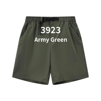 Shorts de sport athlétiques pour hommes, 90% nylon, 10% élasthanne, plusieurs poches, shorts de fitness