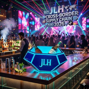 Promotional White LED Bottle Service Ice <b>Bucket</b> - Product Image 2