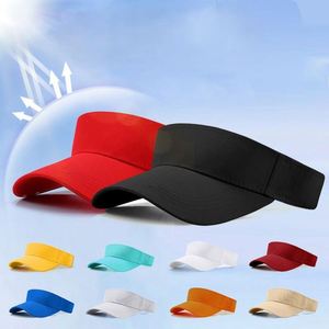 หมวกกีฬาผ้าฝ้ายแท้แบบปรับได้ ปีกโค้ง สำหรับผู้ชาย/ผู้หญิง-หมวกกันแดดฤดูใบไม้ผลิ/ฤดูร้อน ดีไซน์เปิดด้านบน มี 10 สี - Product Image 6