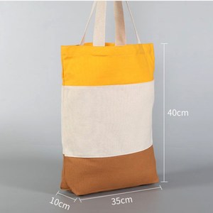 Fond <span class=keywords><strong>de</strong></span> sac fourre-tout en toile <span class=keywords><strong>de</strong></span> coton beige écologique modèle <span class=keywords><strong>de</strong></span> lettre personnalisé emballage <span class=keywords><strong>de</strong></span> shopping en gros sac pour femmes sac d'étudiant - Product Image 6