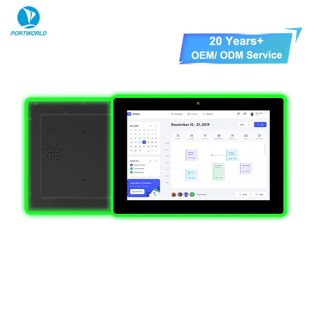Vesa Mount 10 Inch Incell Bonding Touch Screen Android AIl in One RJ45 POE NFC Tablet Display for Meeting Room Booking