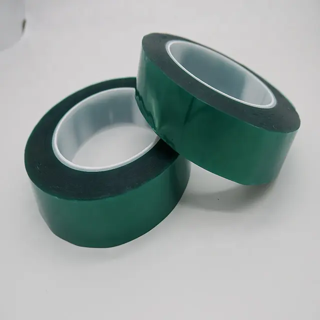 180C High Temperature Resistant Green Polyester Single-sided Silicone Adhesive Tape