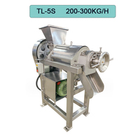 500 Kg/u Multifunctionele Elektrische Schroef Fruit Groenten Pers Sap Extractor Machine Industriële Spiraal Sap Maken Machine