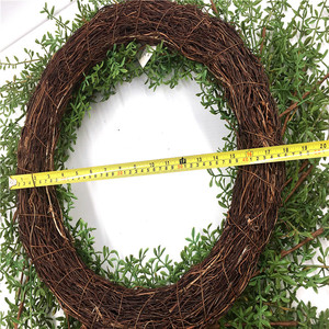 Ghirlanda Primaverile Verde con Foglie di Melograno - Product Image 6