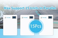 Batterie solaire de haute qualité au prix d'usine, 5 kWh, 10 kWh, 51,2 V, 48 V, murale, 200 Ah, pour stockage solaire domestique