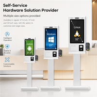 Kiosco de Pago Táctil de Escritorio con Windows/Android/Linux, Máquina Expendedora de Comida, Gestión Remota de Dispositivos, Terminal de Autoservicio