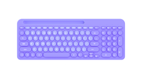 Clavier sans fil Bluetooth silencieux, rechargeable, ultra-plat, taille standard, 99 touches, avec pavé numérique