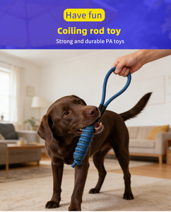 PA Material Pet <b>Rope</b> Tug Stick Durable Chew Toy for Dogs Interactive Training Teething Toy - Product Image 2