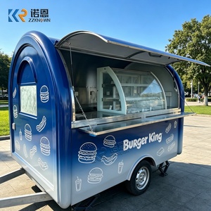 Fiberglas Çekilebilir Yiyecek Römorku Açık Hava Mobil Mutfak Sokak Yemeği Gece Pazarı İkram Hizmeti Küçük İşletme Büfesi Römorku - Product Image 3