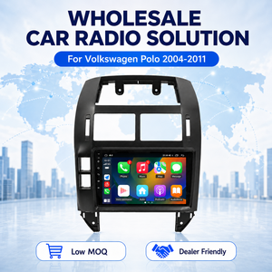 Reproductor de DVD para Volkswagen Polo 2004-2011, Pantalla de 9 Pulgadas, Sistema de Infoentretenimiento, Autoradio, Mapas, Reemplazo, Control Carplay de Fábrica - Product Image 1