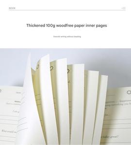Cuaderno de Gratitud Diaria Original con Encuadernación <span class=keywords><strong>en</strong></span> Espiral, Cubierta de Tela, 100 Hojas SYC <span class=keywords><strong>para</strong></span> la Felicidad, Mindfulness y Reflexión - Product Image 6