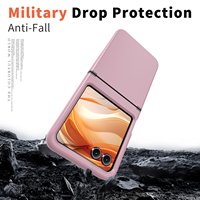 Funda Protectora de Doble Capa de TPU y PC con Acabado Mate para Motorola Razr 70 Razr 2026, con Protección de Bisagra