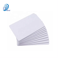 Carte PVC blanche vierge UHF, imprimable, longue portée de lecture, carte intelligente RFID