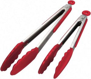 Silicone Food Tong Stainless Steel <b>Kitchen</b> Tongs Silicone Non-stick Cooking Clip Clamp BBQ Salad Tools Grill <b>Kitchen</b> <b>Accessories</b> - Product Image 1