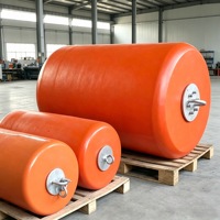 Pare-battage marin cylindrique en mousse EVA polyuréthane renforcé PA6, dimensions personnalisables, haute flottabilité, ISO 9001, pour port et quai