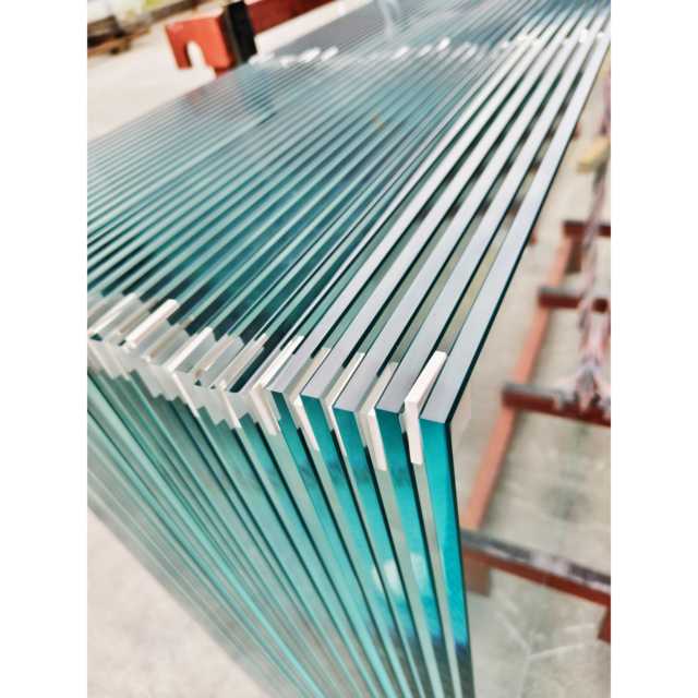 High Quality Customer Size Safety Tempered Glass 6mm 8mm Toughened Architectural Glass Price Per M2