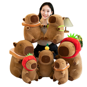 Peluche Grande de Capibara, Juguete de Peluche de Animal Capibala Transfronterizo, Peluche Bordado de Malla de Algodón PP para Confort - Product Image 1