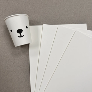 Chất lượng cao 150-350 GSM đơn hoặc đôi <span class=keywords><strong>PE</strong></span> tráng cupstock <span class=keywords><strong>PE</strong></span> tráng giấy trong <span class=keywords><strong>Reel</strong></span> ream Dịch vụ tốt - Product Image 3