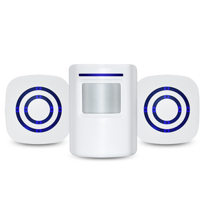 Système d'<span class=keywords><strong>alarme</strong></span> intelligent sans fil à détection de mouvement infrarouge en ABS, nouveau design 2023, portée de 70 m, 38 sonneries pour la sécurité domestique - Product Image 1