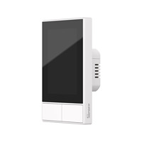Interrupteur mural intelligent SONOFF NS Panel USW, thermostat Wi-Fi blanc avec écran, compatible avec Alexa, Google Home et Android.