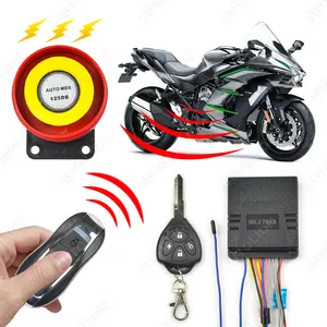 Venda quente por atacado Prestige Universal Motocicleta Sistema de Alarme À Prova D' Água 125dB Horn Anti-cut One Way Motocicleta Alarme