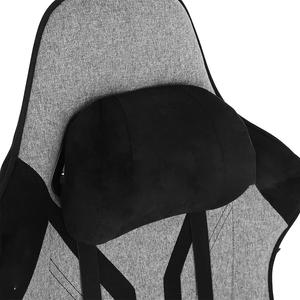 Chaise de jeu <span class=keywords><strong>gamer</strong></span> élégante et stylée en tissu gris, best-seller, nouvelle, <span class=keywords><strong>fauteuil</strong></span> de bureau OEM, chaise de jeu E-sports, capacité jusqu'à 130 kg - Product Image 4