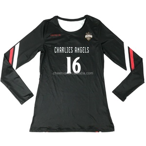 Benutzer definierte Langarm Damen Volleyball Trikots Anpassbare Volleyball Kleidung - Product Image 1