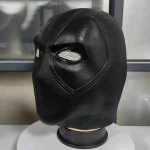 Máscara de Látex de Wade Wilson Deadpool de <span class=keywords><strong>Cyou</strong></span> Factory Wholesale, Máscara de Cabeza Completa de Superhéroe para Cosplay, Accesorios de Disfraz de Halloween para Adultos - Product Image 3