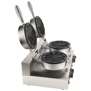 Machine à gaufres professionnelle en acier inoxydable de haute qualité pour restaurant - Product Image 4