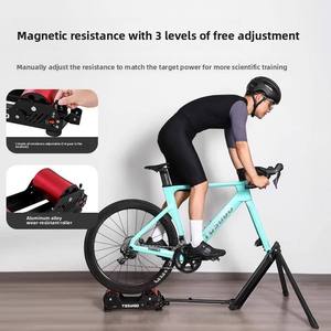 TOSUOD TS-QXT0628 Soporte <span class=keywords><strong>de</strong></span> <span class=keywords><strong>Entrenamiento</strong></span> <span class=keywords><strong>para</strong></span> <span class=keywords><strong>Bicicleta</strong></span> <span class=keywords><strong>de</strong></span> Carretera con Rodillos <span class=keywords><strong>de</strong></span> Resistencia Magnética <span class=keywords><strong>de</strong></span> Aluminio <span class=keywords><strong>de</strong></span> 6 Velocidades, <span class=keywords><strong>para</strong></span> Uso Comercial y Doméstico en Interiores - Product Image 1
