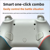 Grosir Pabrik BC09 Wireless untuk Pengontrol Game Lampu RGB Getaran Ganda Tombol Belakang Gamepad Joystick Tipe-C