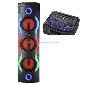 Échantillon gratuit 120W Haut-parleur de fête haute puissance Son surround 3D Lumière LED colorée Connectivité WiFi pour DJ Scène Karaoké en plein air - Product Image 3