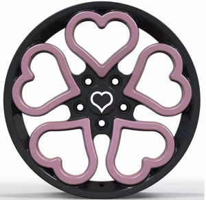 <span class=keywords><strong>17</strong></span> pouces One Piece 5 cosses violet clair Love Heart Jantes Monobloc Forgé Roues Pour <span class=keywords><strong>Audi</strong></span> <span class=keywords><strong>A3</strong></span> A4 A5 A6 Jantes - Product Image 2