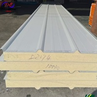 Panneau sandwich en polyuréthane PU, isolation thermique haute densité, ignifuge, panneau mural et de toiture pour la construction d'entrepôts