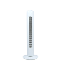 Ventilateur de tour électrique silencieux de 32 pouces 45W avec logo personnalisé, 3 vitesses, sans pales, oscillant, en plastique, vertical, pour le refroidissement de l'air, ventilateur sur pied
