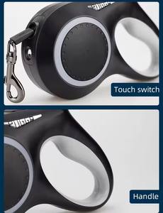 2025 뜨거운 판매 도매 럭셔리 패션 친환경 다채로운 스트리밍 <span class=keywords><strong>LED</strong></span> ABS Type-c 충전식 자동 개폐식 개 가죽 끈 - Product Image 5