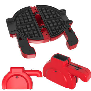 Plaque amovible à 4 portions Grill électrique Panini Press Revêtement antiadhésif Plateau d'égouttement Tough George pour Hot Dogs Option pour assiette - Product Image 5