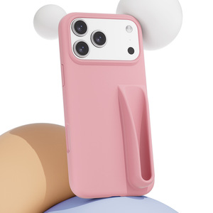 New Tùy Chỉnh Lip Balm Điện Thoại Trường Hợp Đối Với <span class=keywords><strong>iPhone</strong></span> 17 Pro Max Son Môi Son Bóng Chủ TPU Silicone Bìa Cho Iphone17 16 15 14 Lm120 - Product Image 4