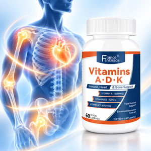 Suplemento OEM Shecome, Cápsulas de Vitaminas A+D+K del Fabricante, Apoya la Salud del Corazón y los Huesos para Adultos, Suplemento de Vitaminas A+D+K - Product Image 1