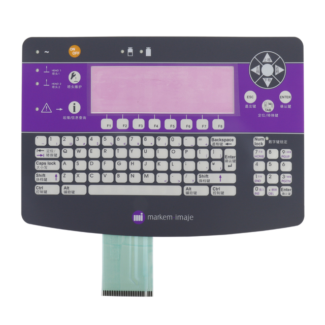 Compatible New EB36266 Keyboard Control Panel Membrane Keypad Fit for Markem Imaje 9040 S4 S8 CIJ Printer Replacement Parts