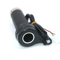 Poignée de gaz pour vélo électrique, accélérateur de torsion standard pour vélo électrique, câble de 1.5m, 24V/36V/48V/60V/72V/84V