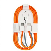 Cable de Carga Rápida 3 en 1 USB-C Tipo C Trenzado de Alta Calidad, 60W 3A, Conductor de Cobre Puro, 1m, para iPhone 15/16/17 Pro y Computadora