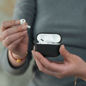 Étui pour écouteurs 1/<span class=keywords><strong>2</strong></span>/3/4/Pro Pro2 en cuir de haute qualité pour Alcantara <span class=keywords><strong>AirPods</strong></span> - Product Image 3