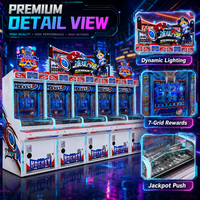 Machine d'arcade personnalisée OEM/ODM pour parcs d'attractions, construite comme un jeu de poussée de pièces, avec avantage de prix d'usine et fourniture de bornes d'arcade